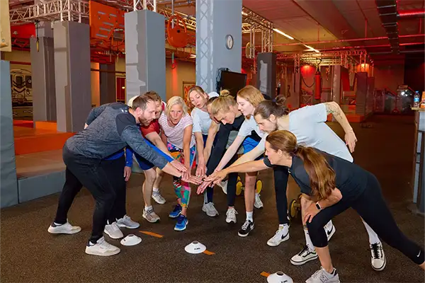 Teambuilding-Event in der Ninja Sports Arena